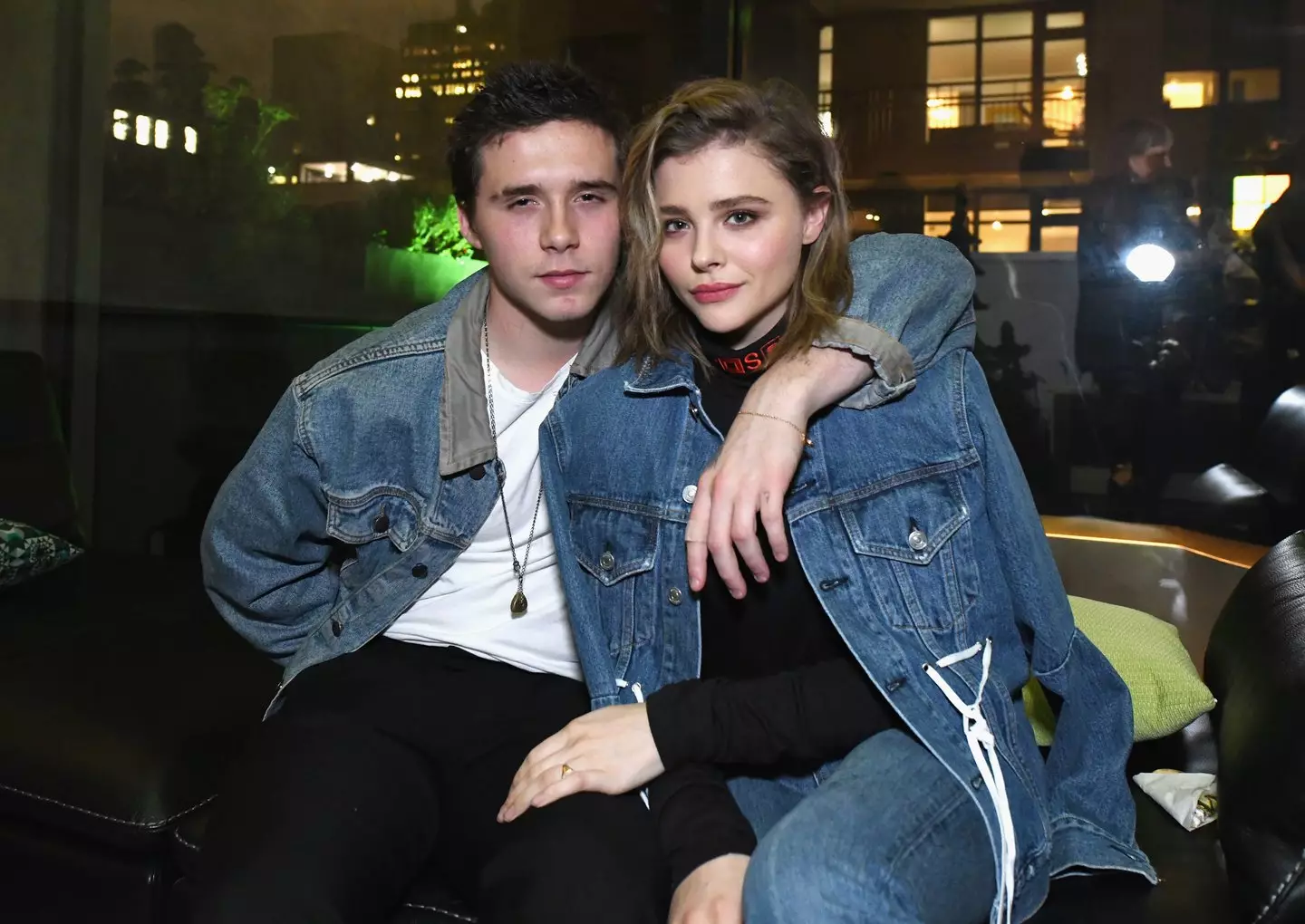 Brooklyn pictured with his former partner, Chloë, in 2017 (Slaven Vlasic/Getty Images for Xbox)