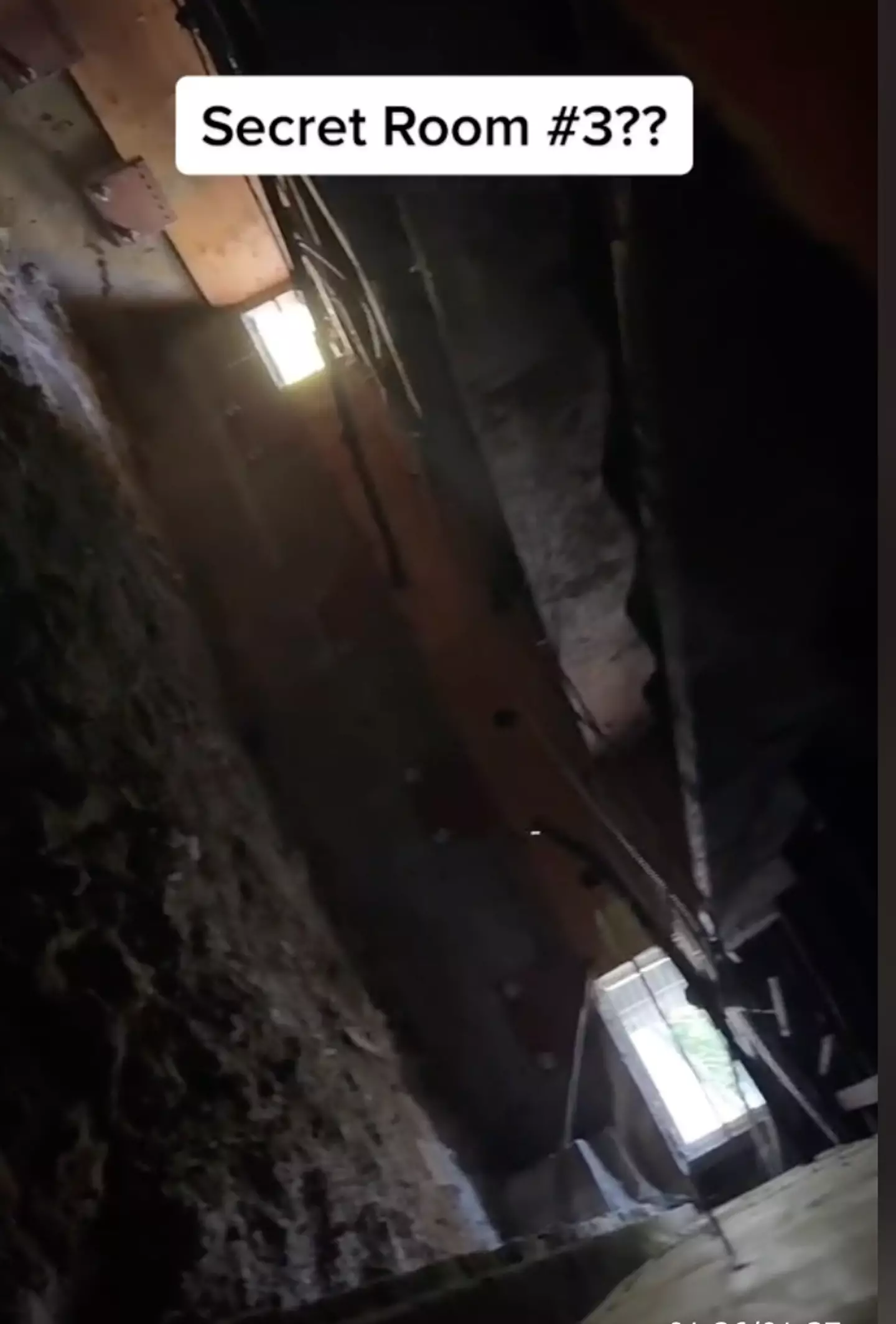 The bigger of the hidden rooms in the basement.