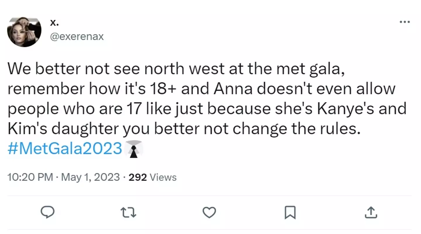 Some Met Gala fans were not happy at the idea that the rules might be bent.