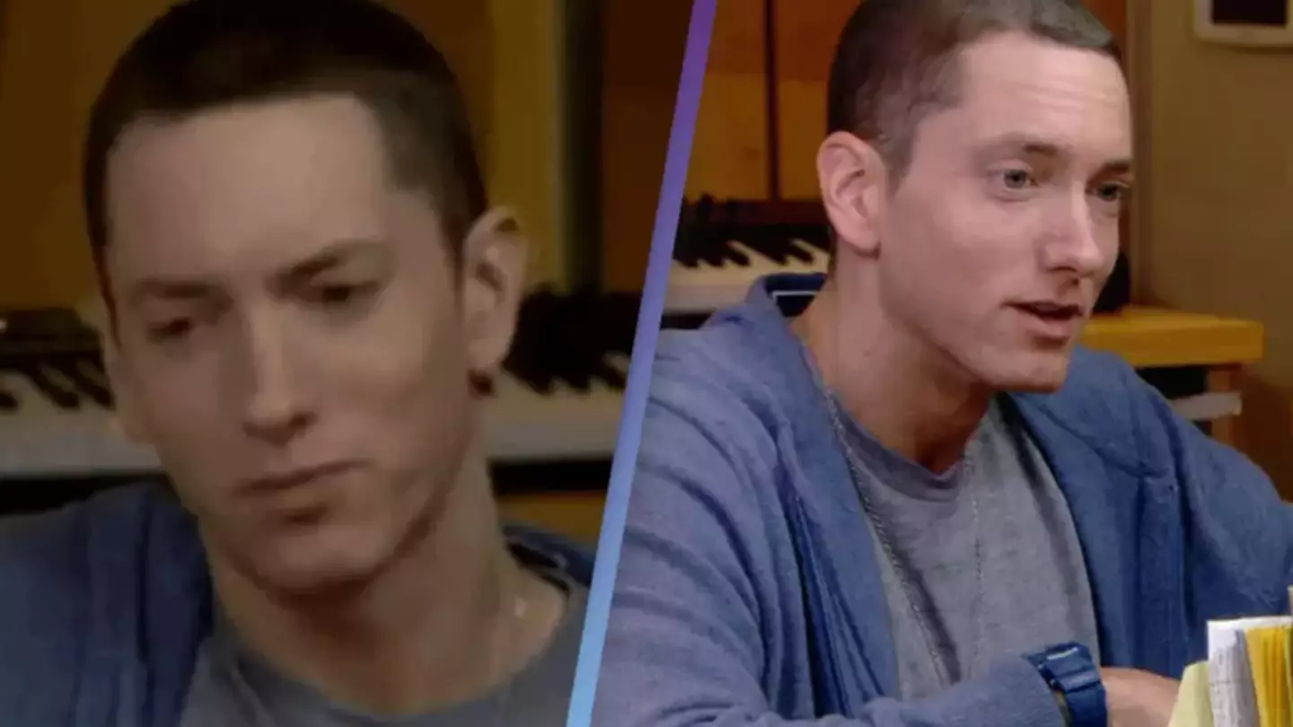 Eminem proves that something does actually rhyme with orange