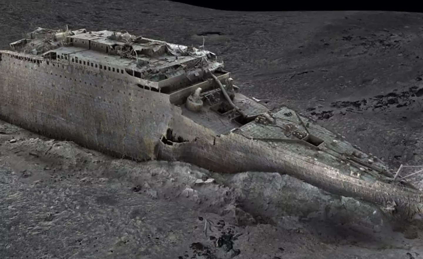 The Titanic wreck, as never seen before.