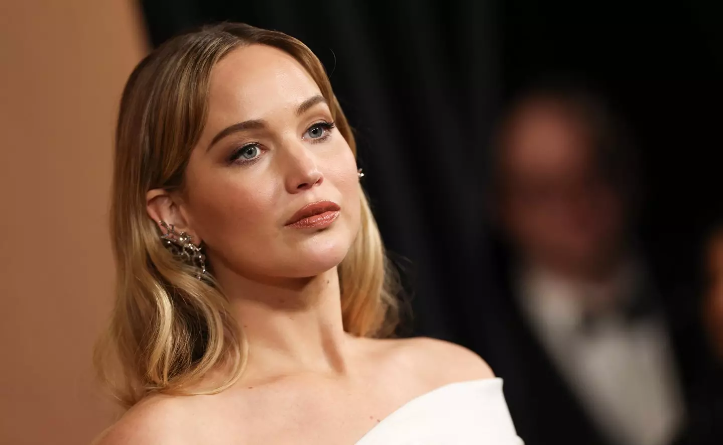 Jennifer Lawrence recalled the awkwardness of having to get intimate with friend Josh Hutcherson for the Hunger Games (VALERIE MACON/AFP via Getty Images)