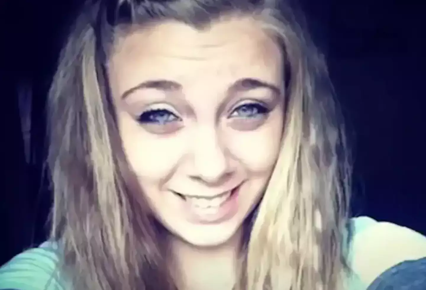 Kaylee became addicted to hard drugs and tore out her eyes when she was just 20 (Kaylee Muthart)