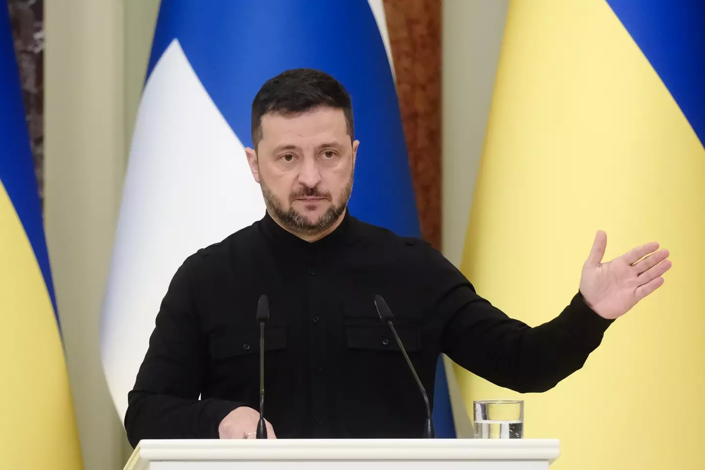 Volodymyr Zelenskyy has called for a 'clear position' from Donald Trump (Vitalii Nosach/Global Images Ukraine via Getty Images)