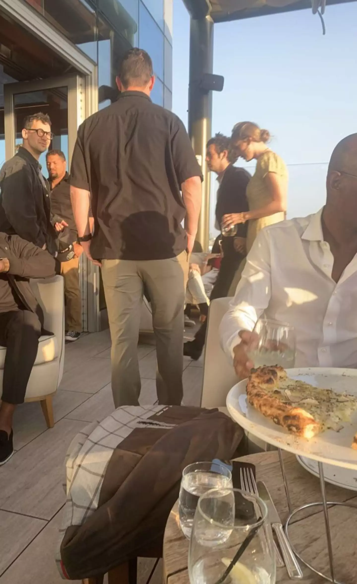 Swift and Healy have been spotted together at a New York restaurant.