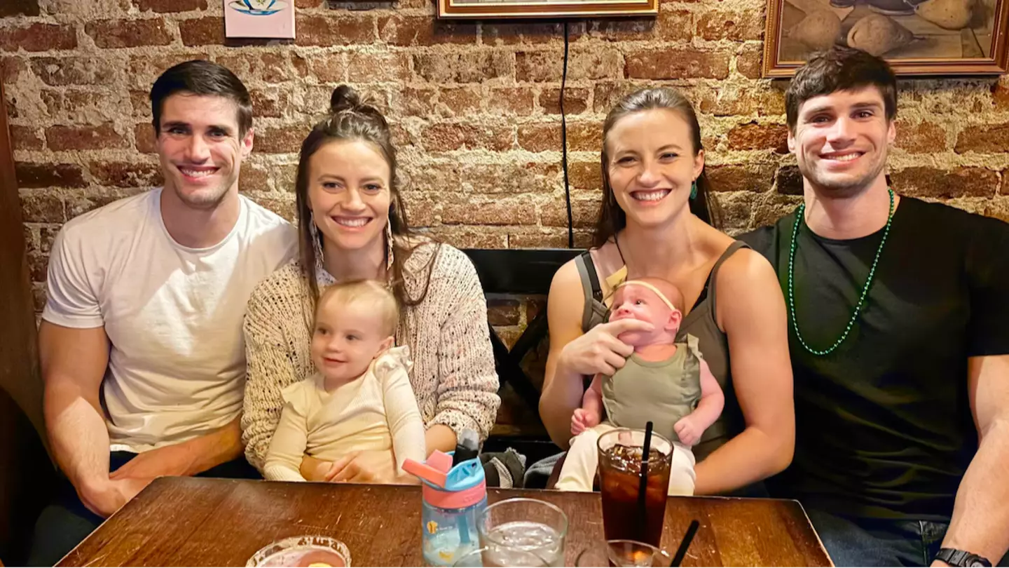Identical twins marry identical twins and have babies that are biological siblings