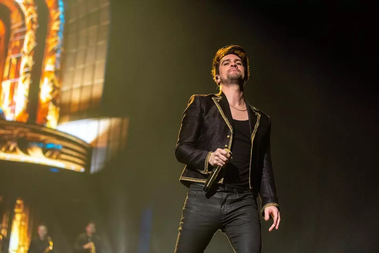 Brendon Urie is putting down the mic.