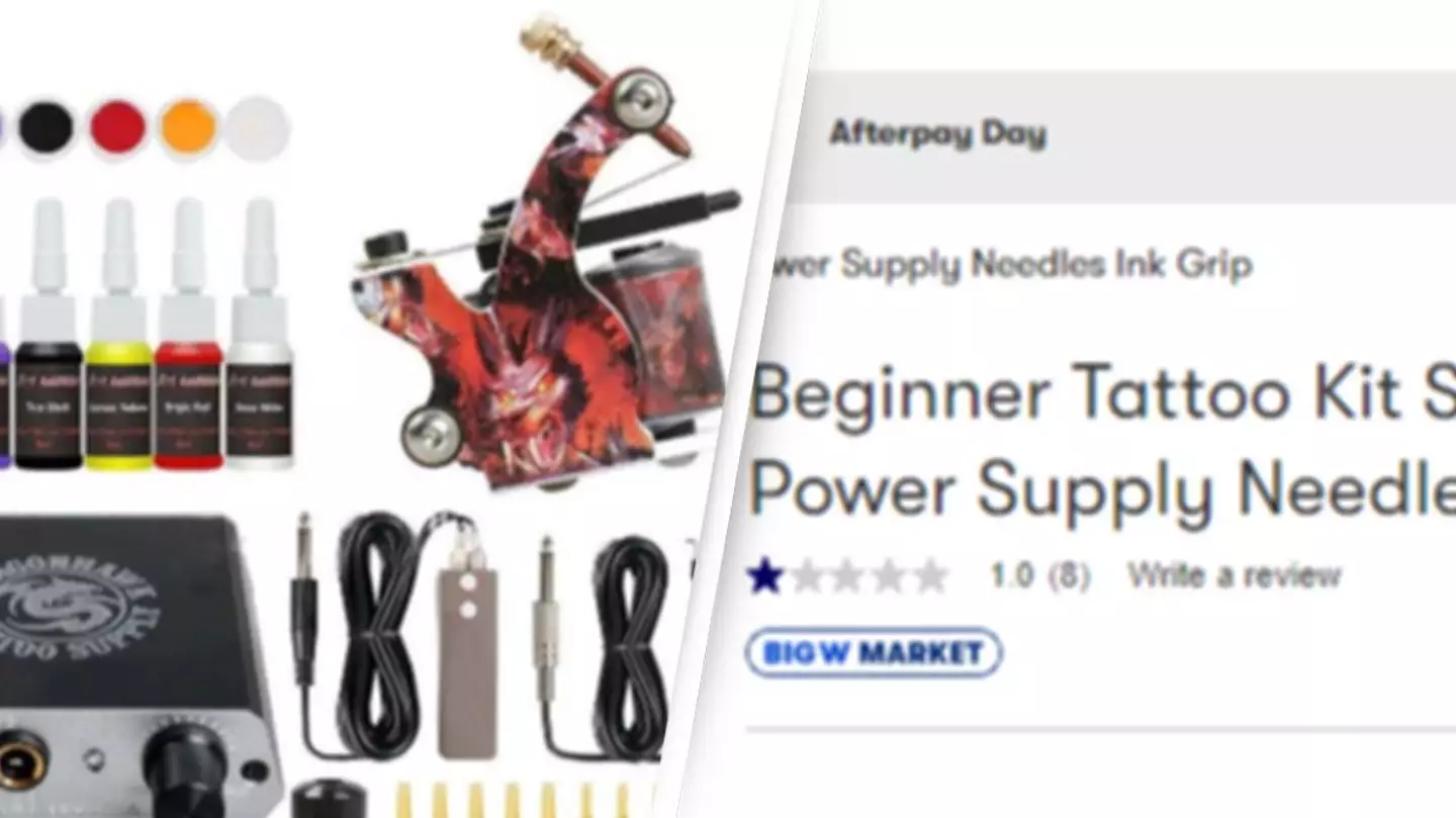 Store under fire after selling beginners at-home tattoo kit that children could buy