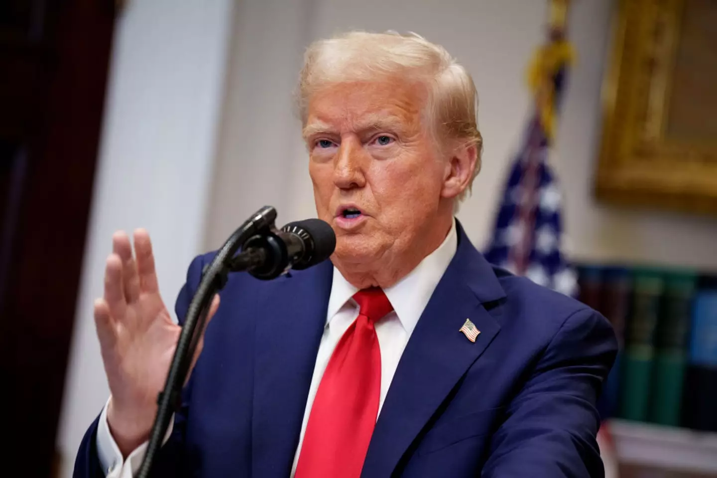 Trump's order has received some criticism online (Andrew Harnik/Getty Images)