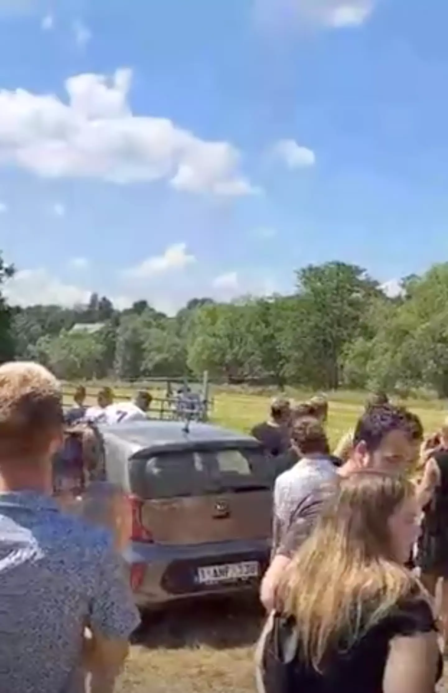 David Baerton made a rather dramatic entrance to his funeral, much to the shock of his family.