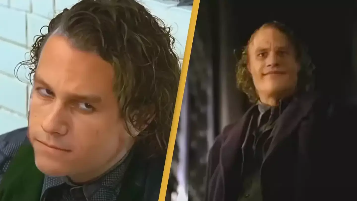 Heath Ledger's Joker without makeup is seriously freaking viewers out