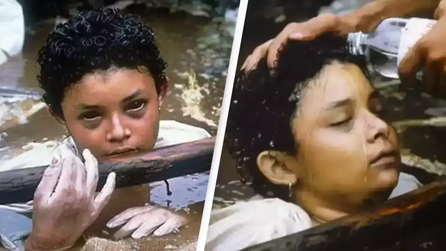 Tragic reason girl's eyes turned black who died after being trapped in volcanic mudflow