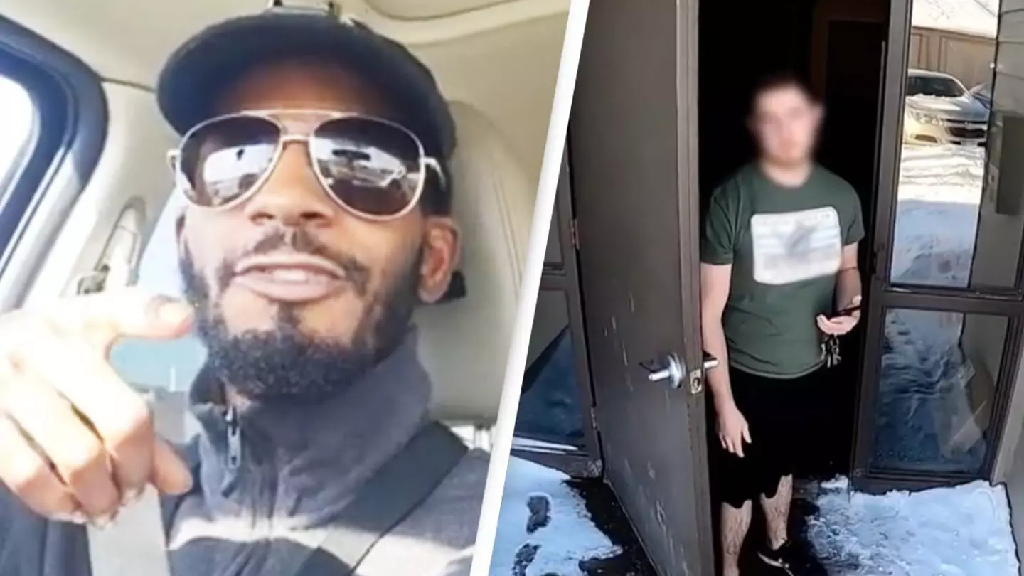 Delivery driver confronts customers who don't tip and films their reactions