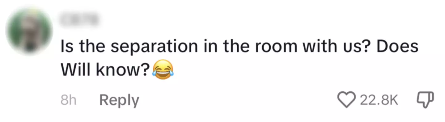 Fans think Will had no idea about the separation.