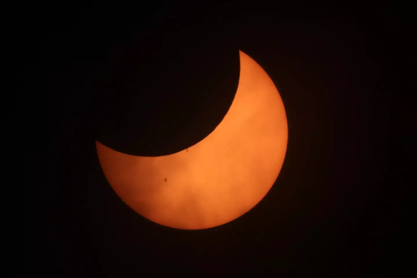 Last year's annular solar eclipse seen from the Luis Enrique Erro Planetarium of the National Polytechnic Institute in Mexico City.