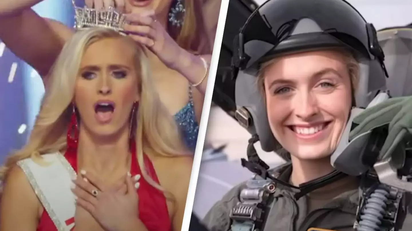US Air Force pilot makes history as the first-ever soldier to be crowned Miss America
