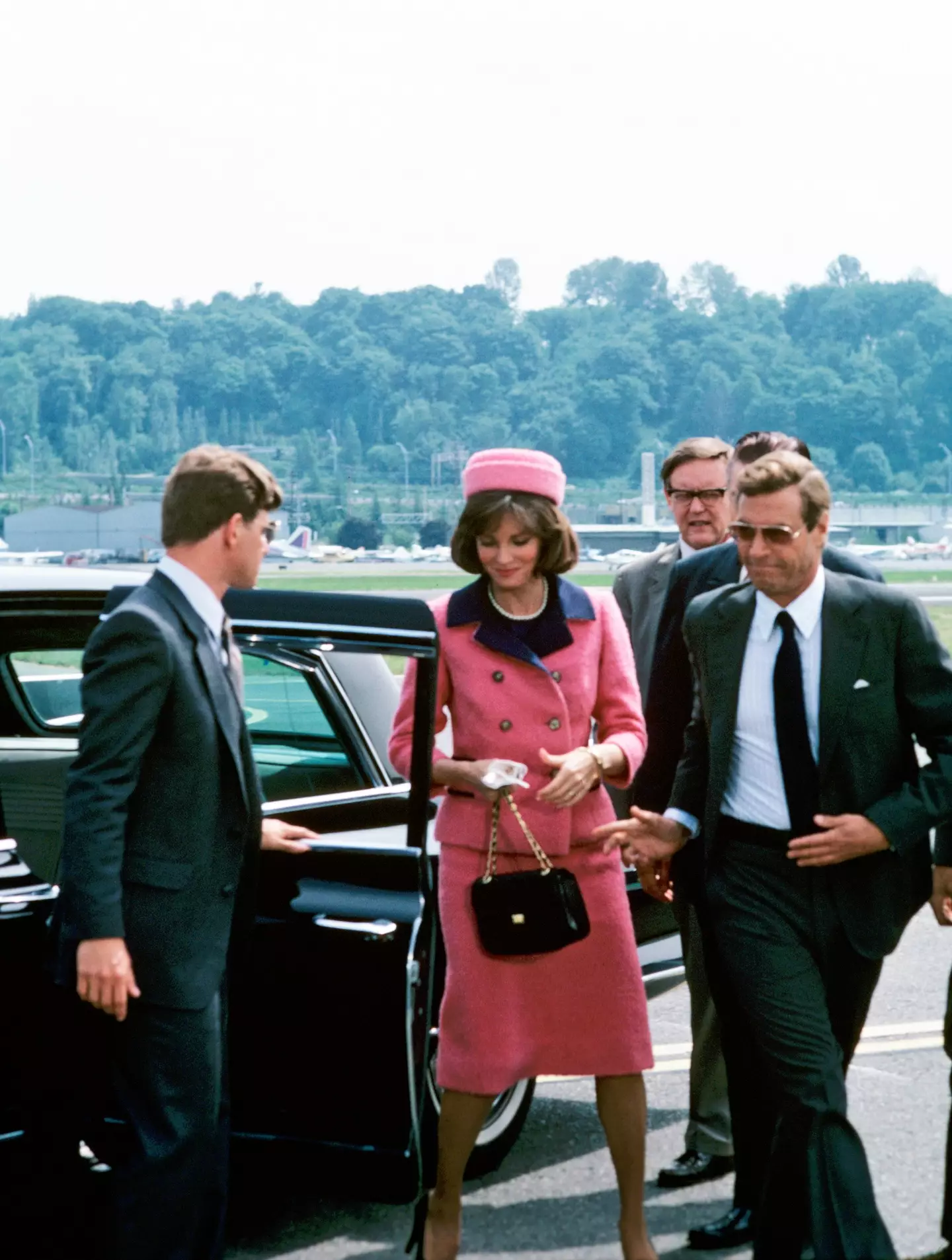 Jackie Kennedy's wore a pink Chanel suit on the day of her husband JFK's assassination (ABC Photo Archives / Contributor)