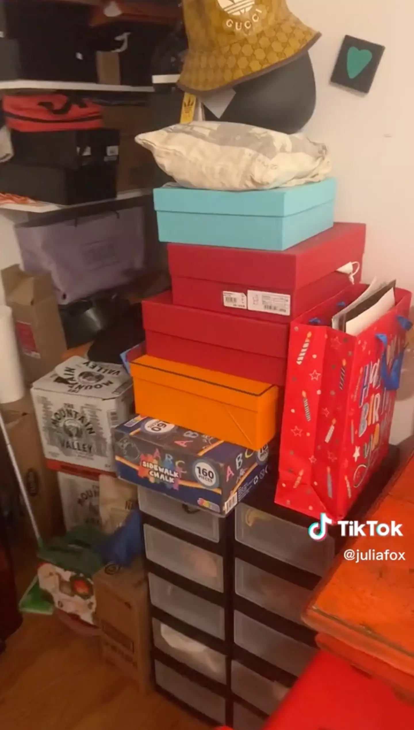 Complete with shoeboxes?