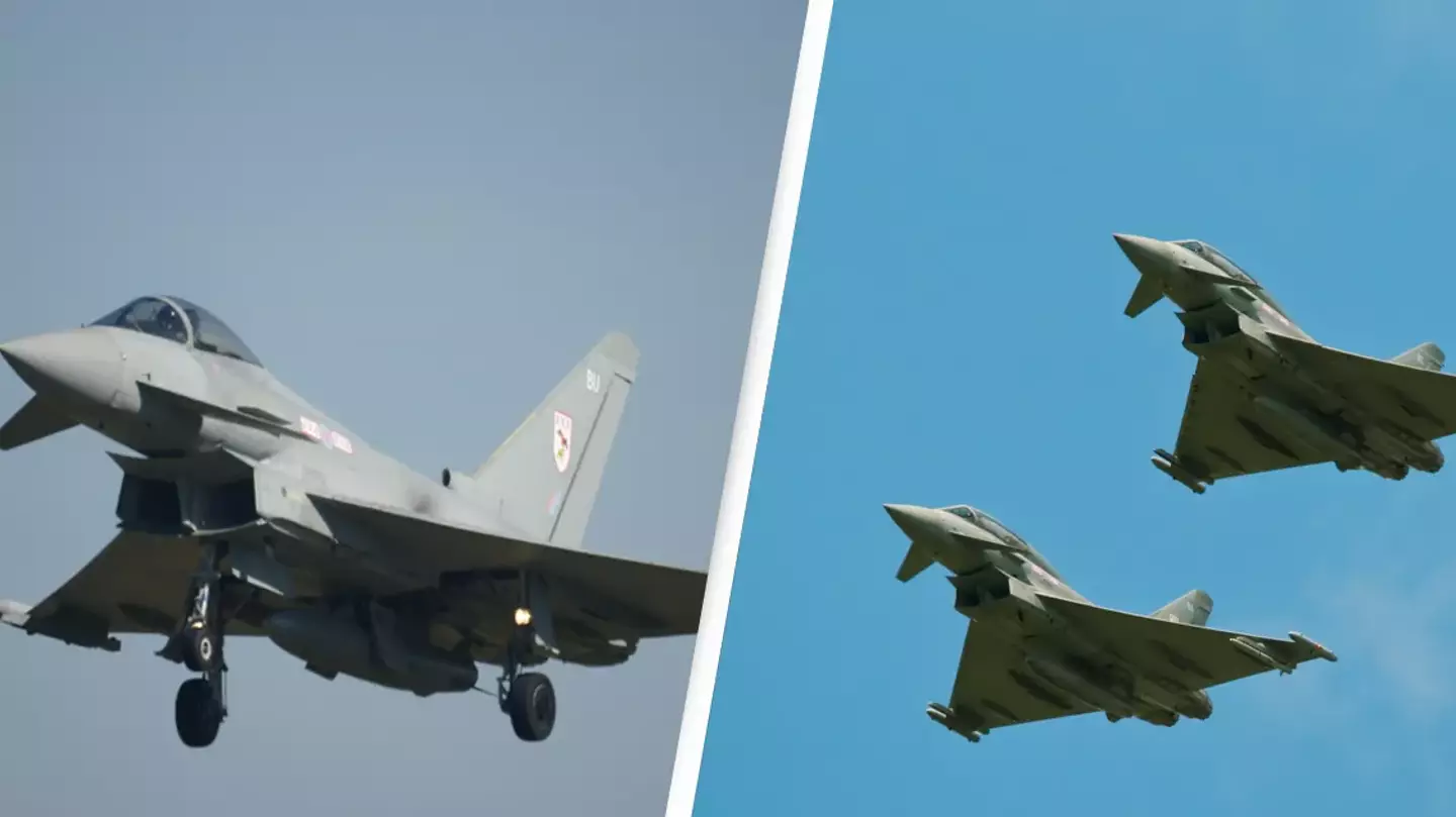 RAF Typhoon Fighter Jets Launched To Intercept 'Aircraft Approaching UK Area Of Interest’ For Second Day In A Row