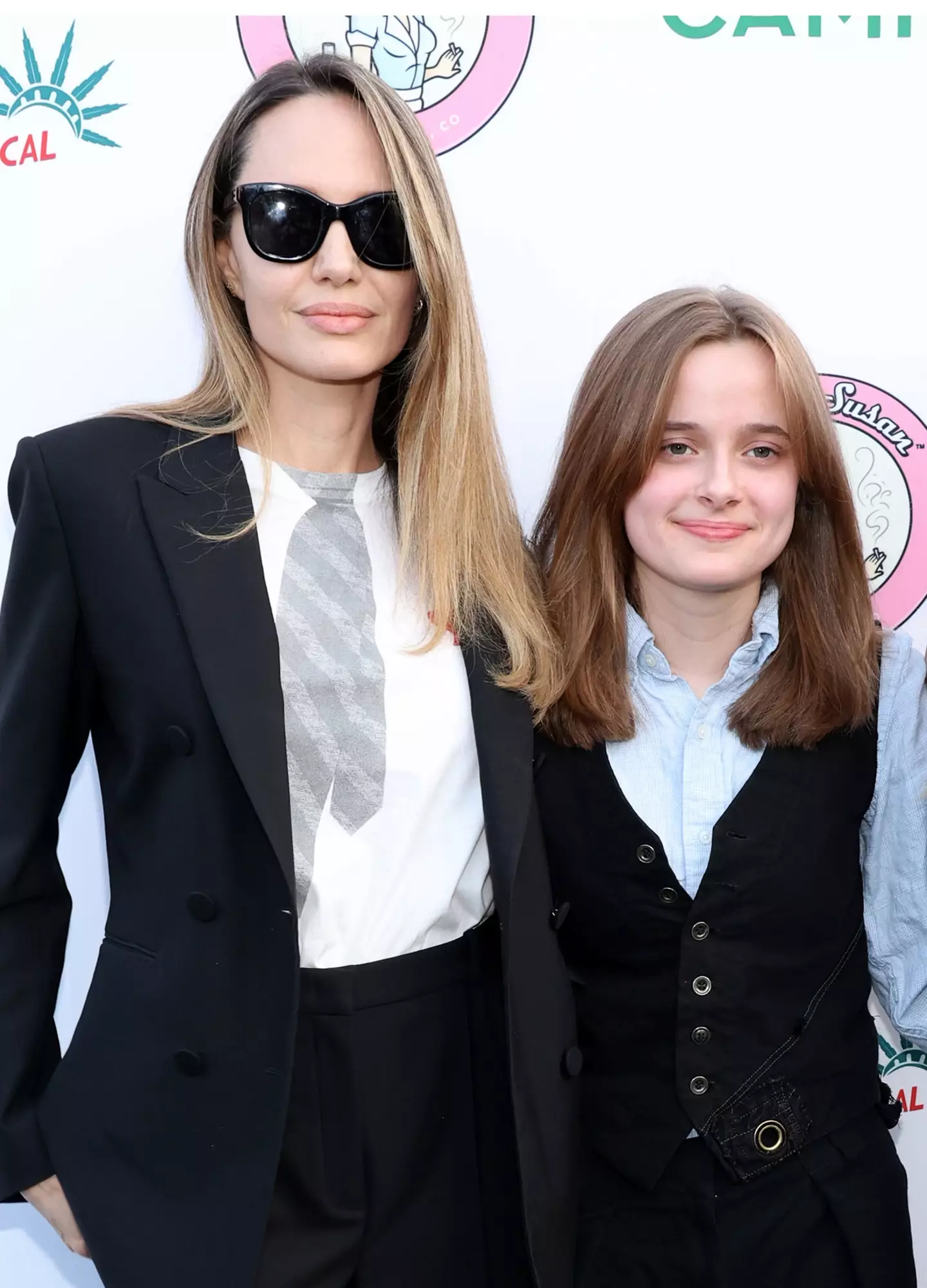 Angelina Jolie and 15-year-old daughter Vivienne worked together on musical 'The Outsiders' (Monica Schipper/Getty Images)