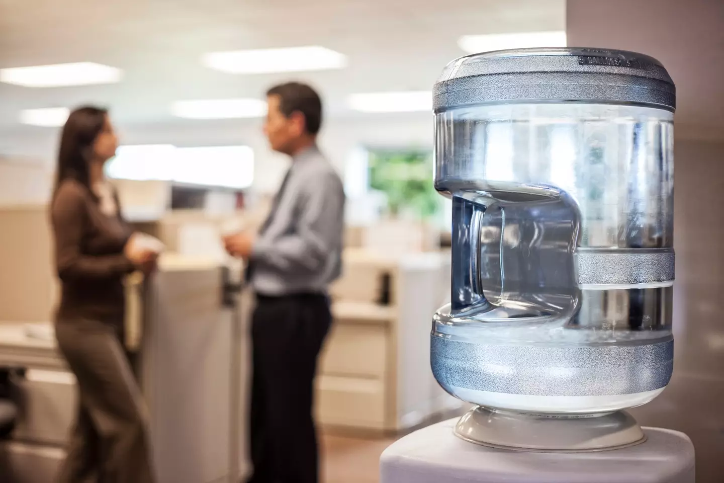 Hanging around the water cooler could be a sign (Getty Stock Photo)