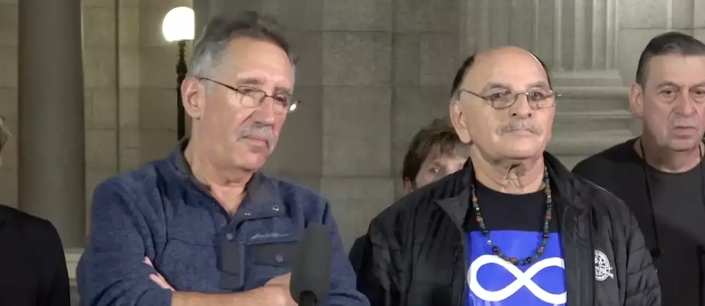 The two men were switched at birth.