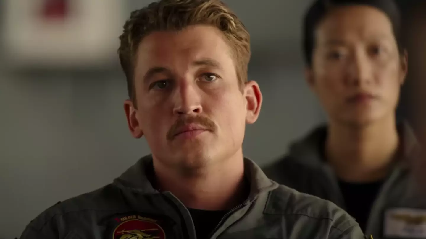 Miles Teller in Top Gun: Maverick.