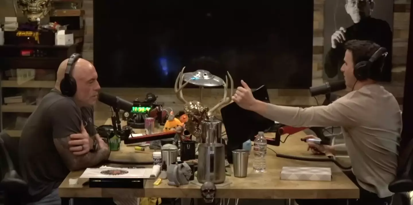 Pearlman correctly wrote Rogan's PIN number out (Joe Rogan Experience/YouTube)