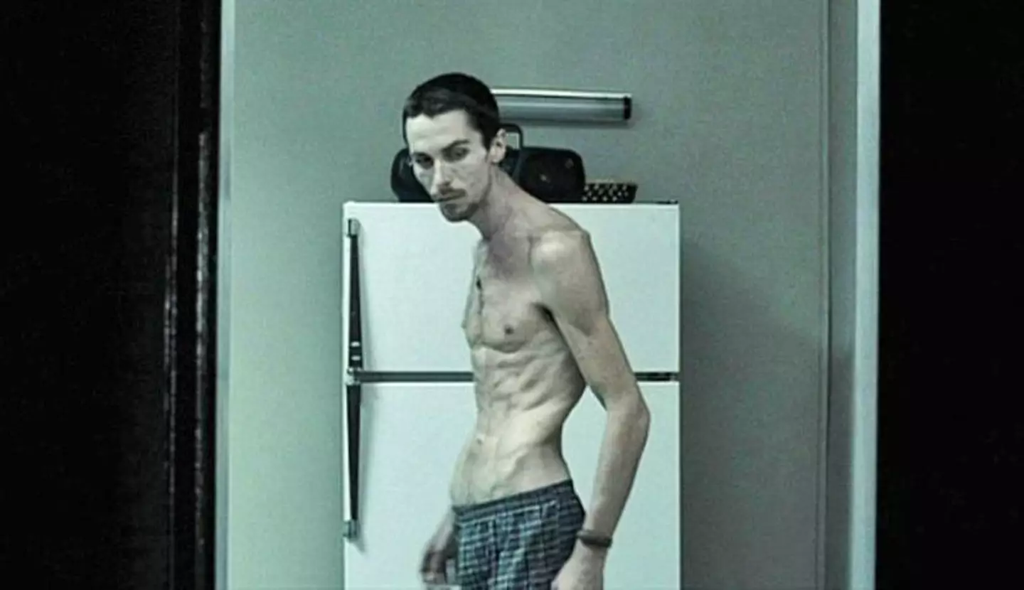 He lost loads of weight for The Machinist.