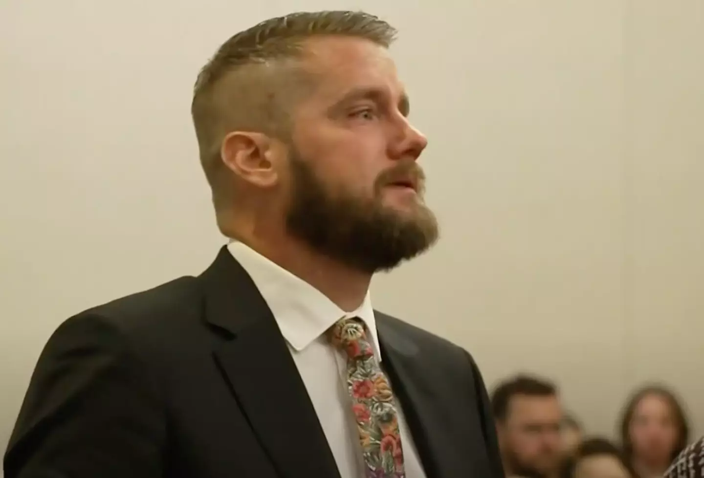 Aric held back tears as he spoke about the difficulties of losing his wife (News 19 WLTX)