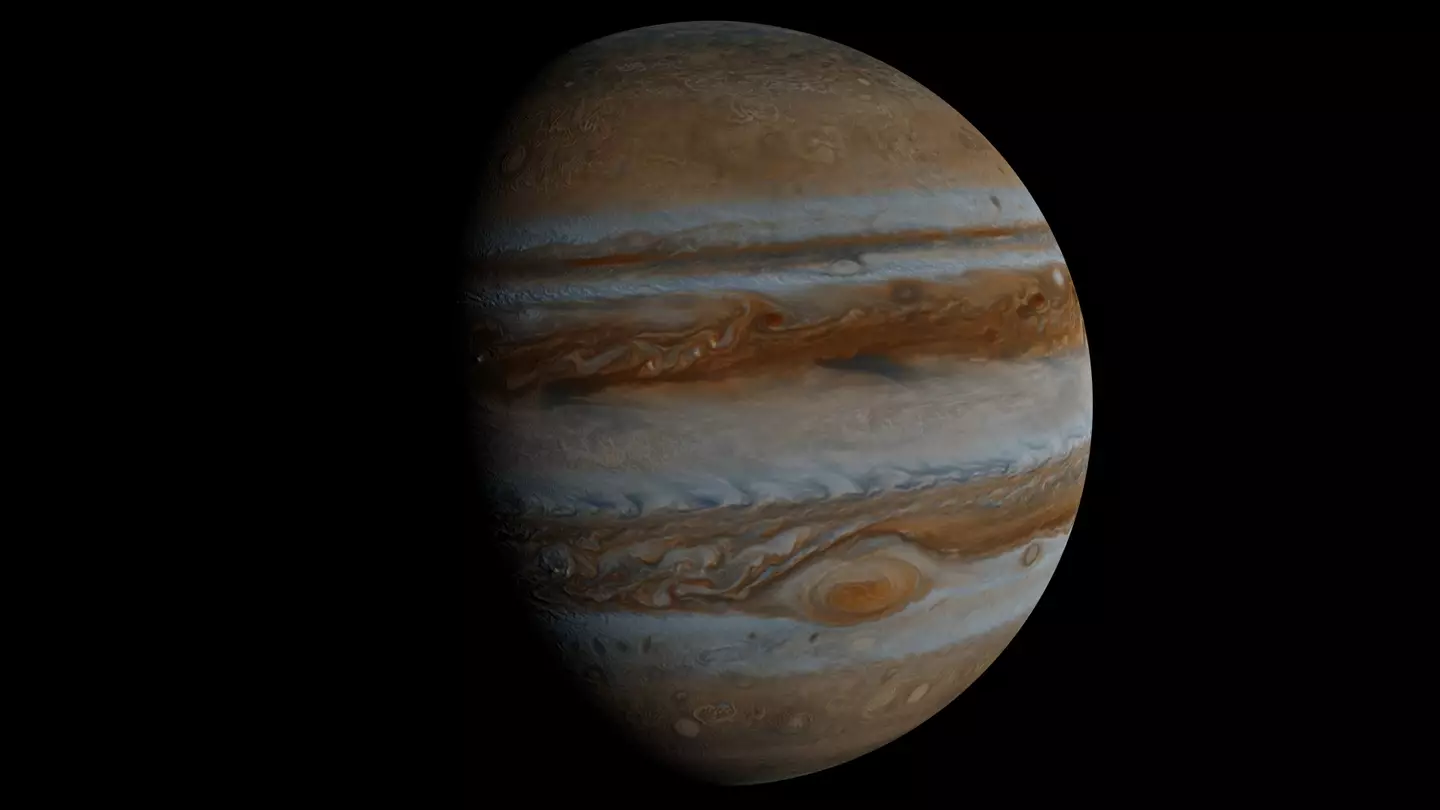 Jupiter is home to a 'Giant Red Spot' storm system.