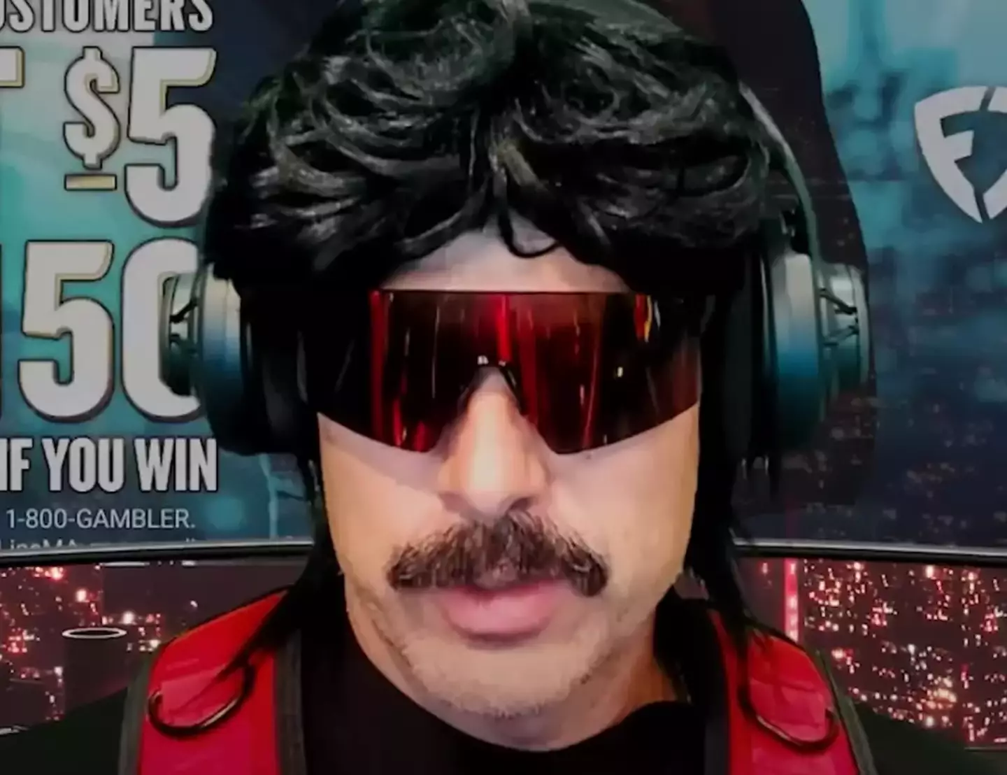 The streamer has denied any criminal activity. (YouTube/Dr DisRespect)