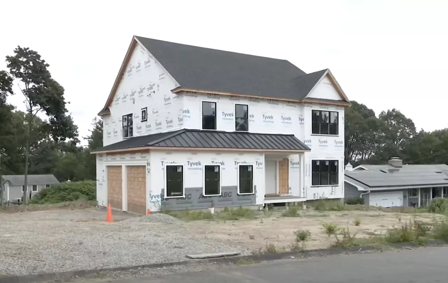 Construction on the four-bed property began in October 2022 (NBC New York)