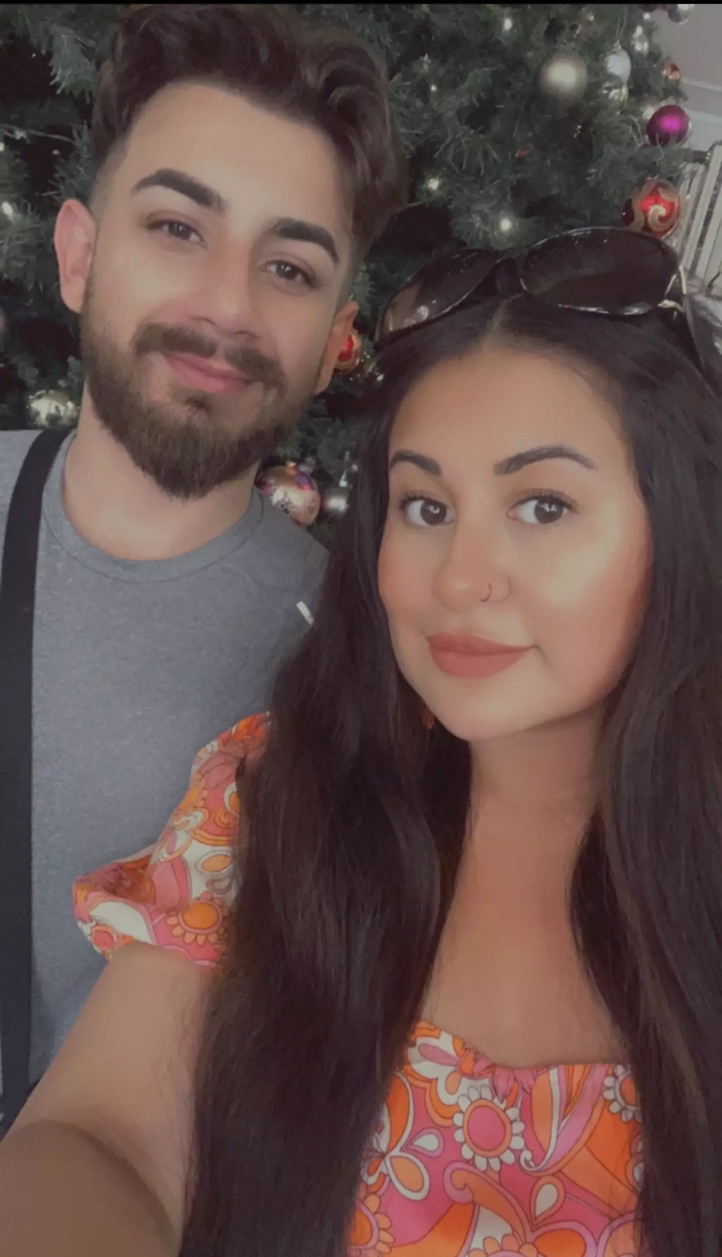 Sophia and her husband (SWNS)