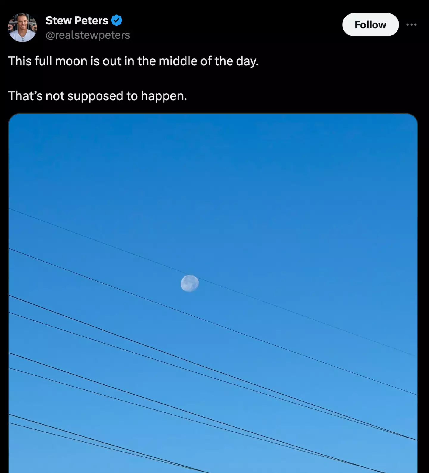 Have you ever seen the moon in daytime before?