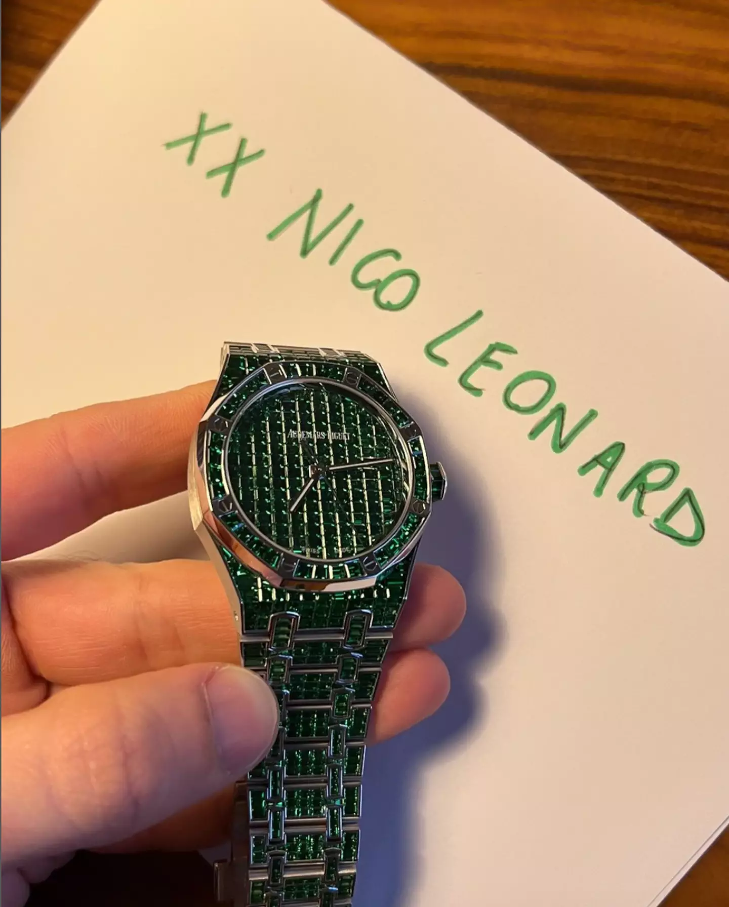 The expert took to Instagram to claim Rick Ross' designer watch is a fake, showing off a 'real' version.