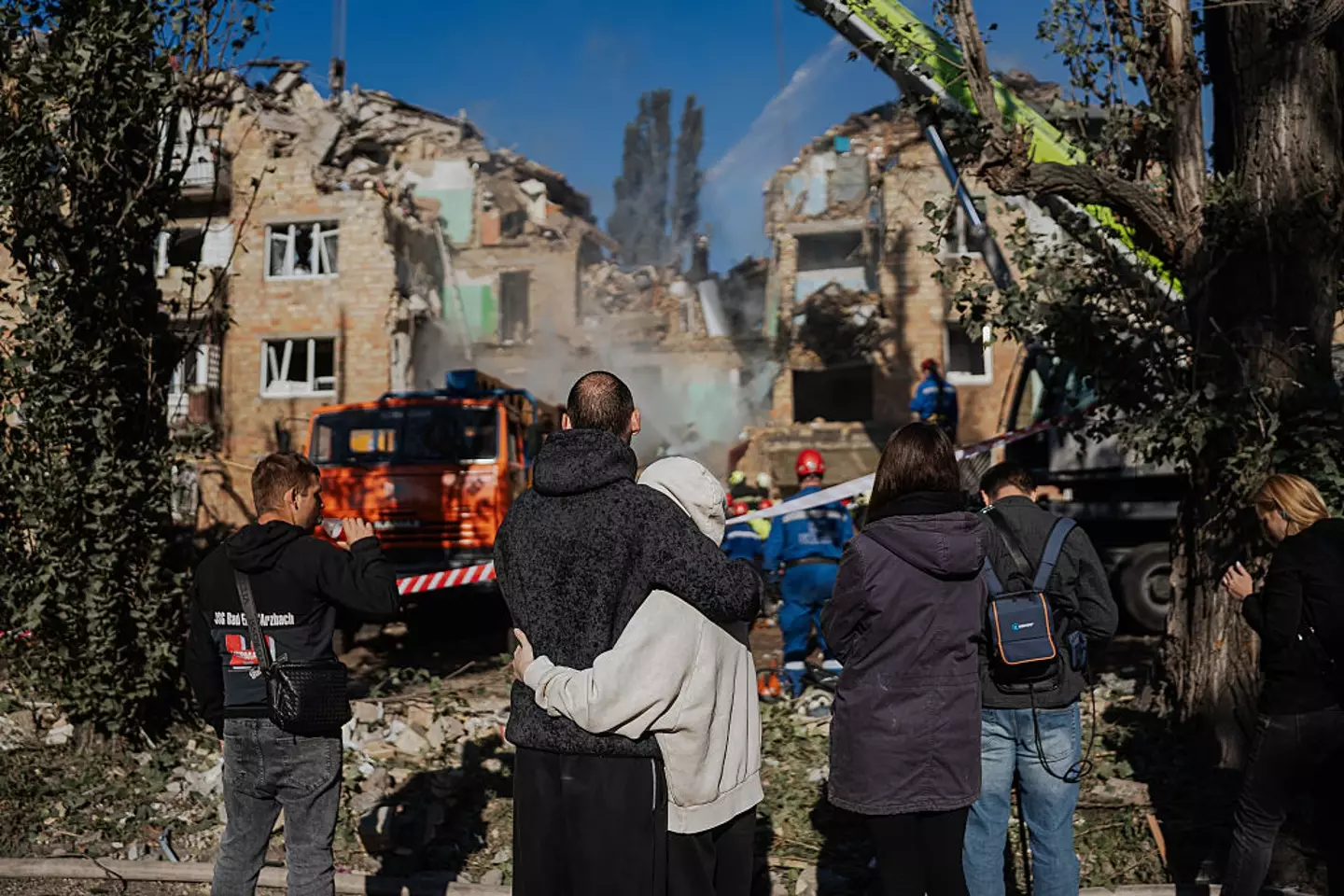 Parts of Ukraine have been left in tatters as a result of the war with Russia (Valentyna Polishchuk/Global Images Ukraine via Getty Images)