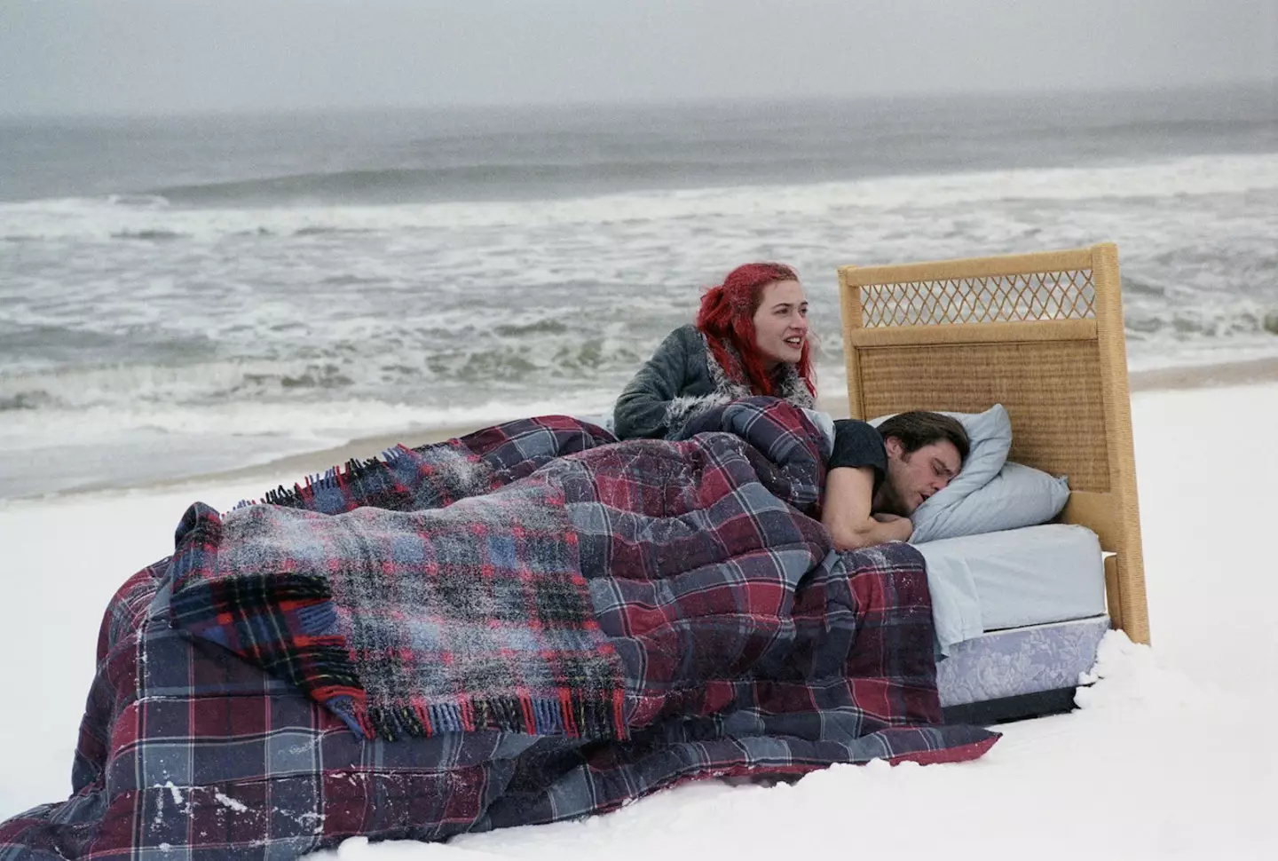 Jim Carrey starred in Eternal Sunshine of the Spotless Mind with Kate Winslet in 2004.