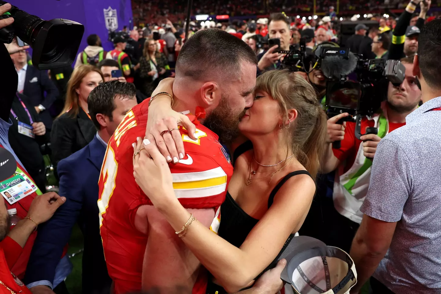 Travis Kelce and Taylor Swift have publicly shown their affection for each other.