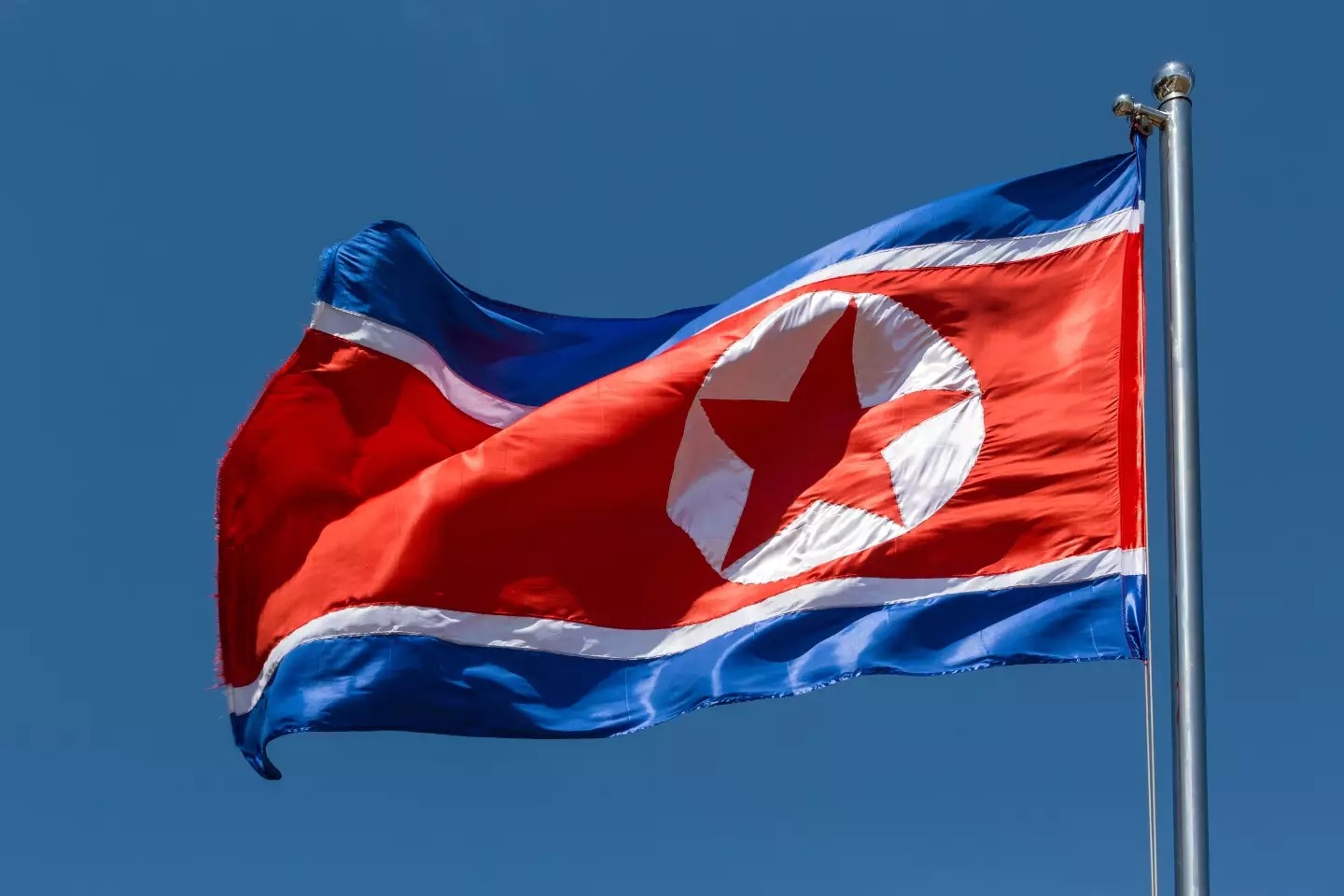 Flag of North Korea (Alamy)