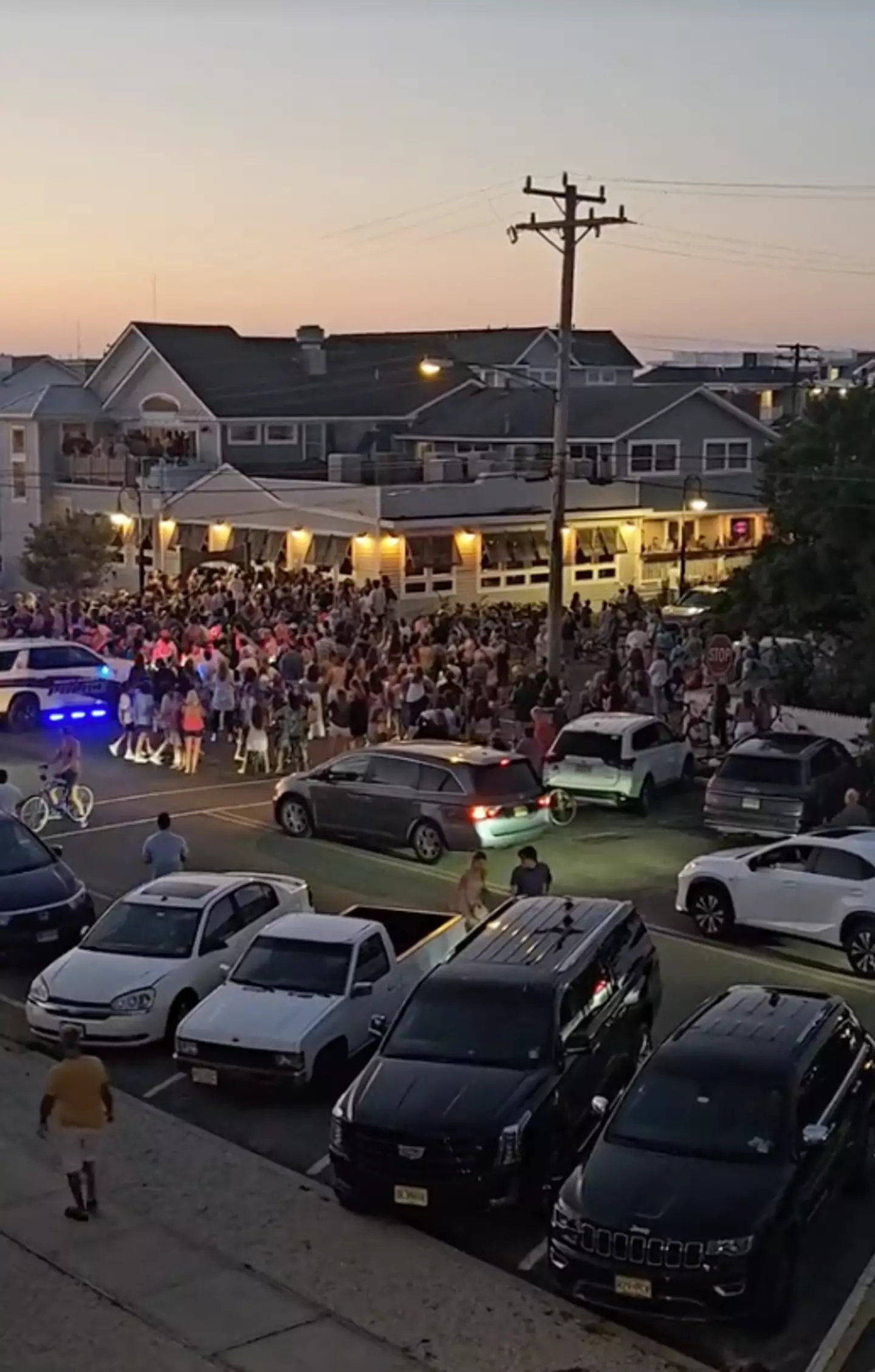 Police had to control the crowds of Swifties.