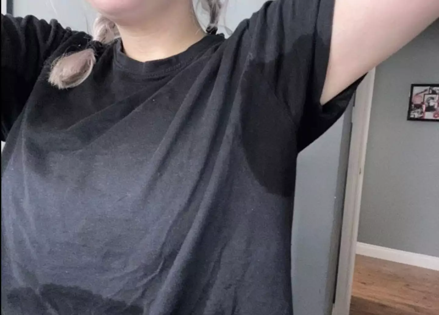 Darcie was left having to change her clothes multiple times a day (Kennedy News)