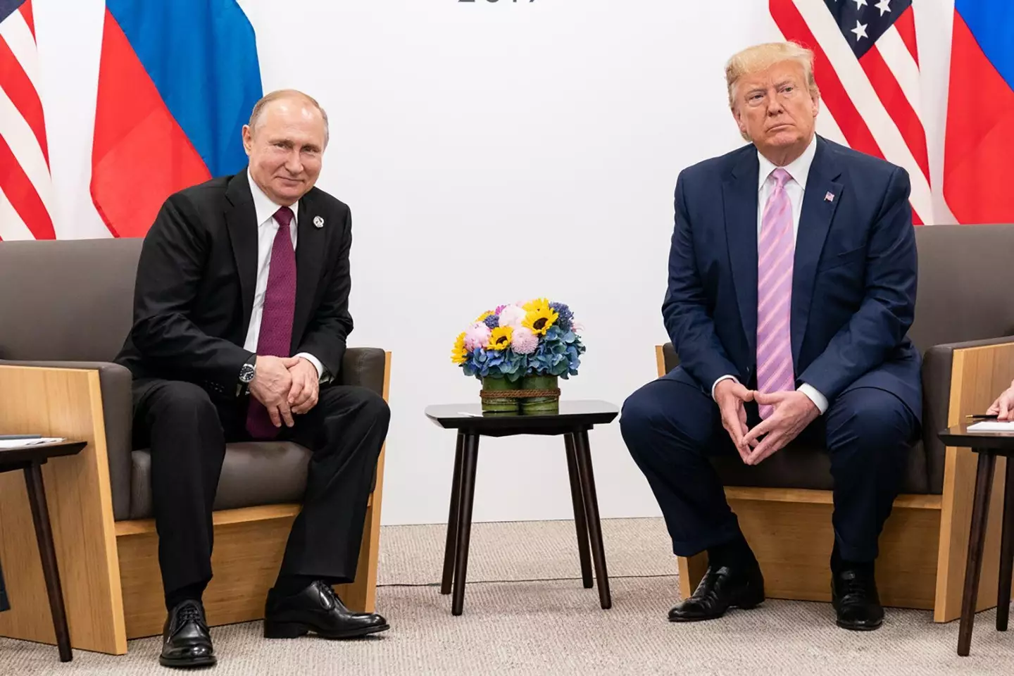 Vladimir Putin and Donald Trump.