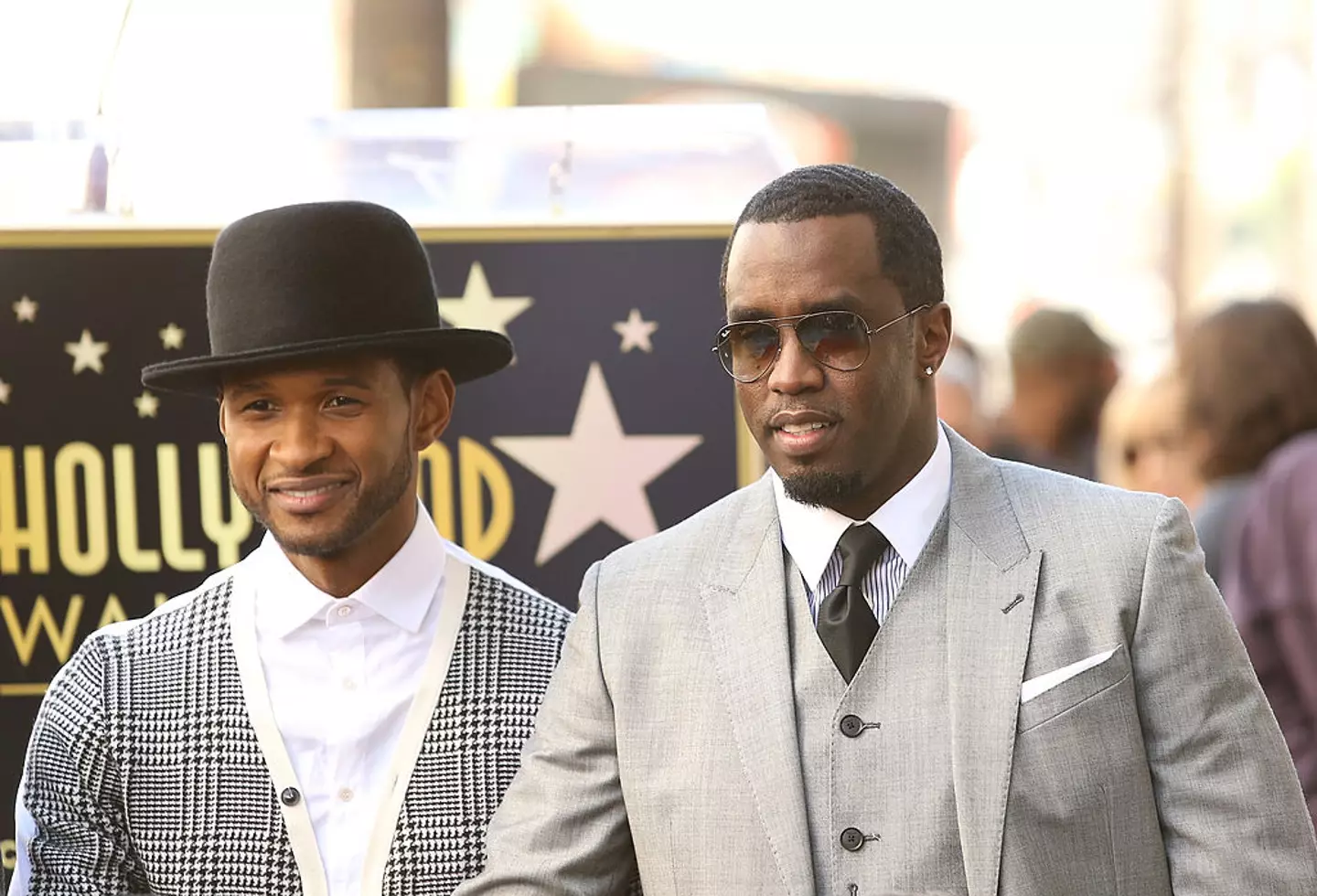 Usher and Diddy pictured together back in 2013 (Michael Tran/FilmMagic)