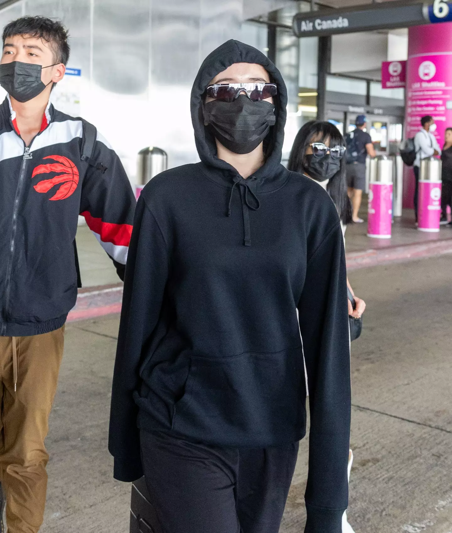Lil Tay was at LAX Airport.