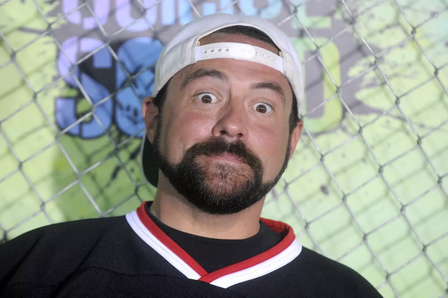 American filmmaker, actor and comedian Kevin Smith at the premiere of Suicide Squad.