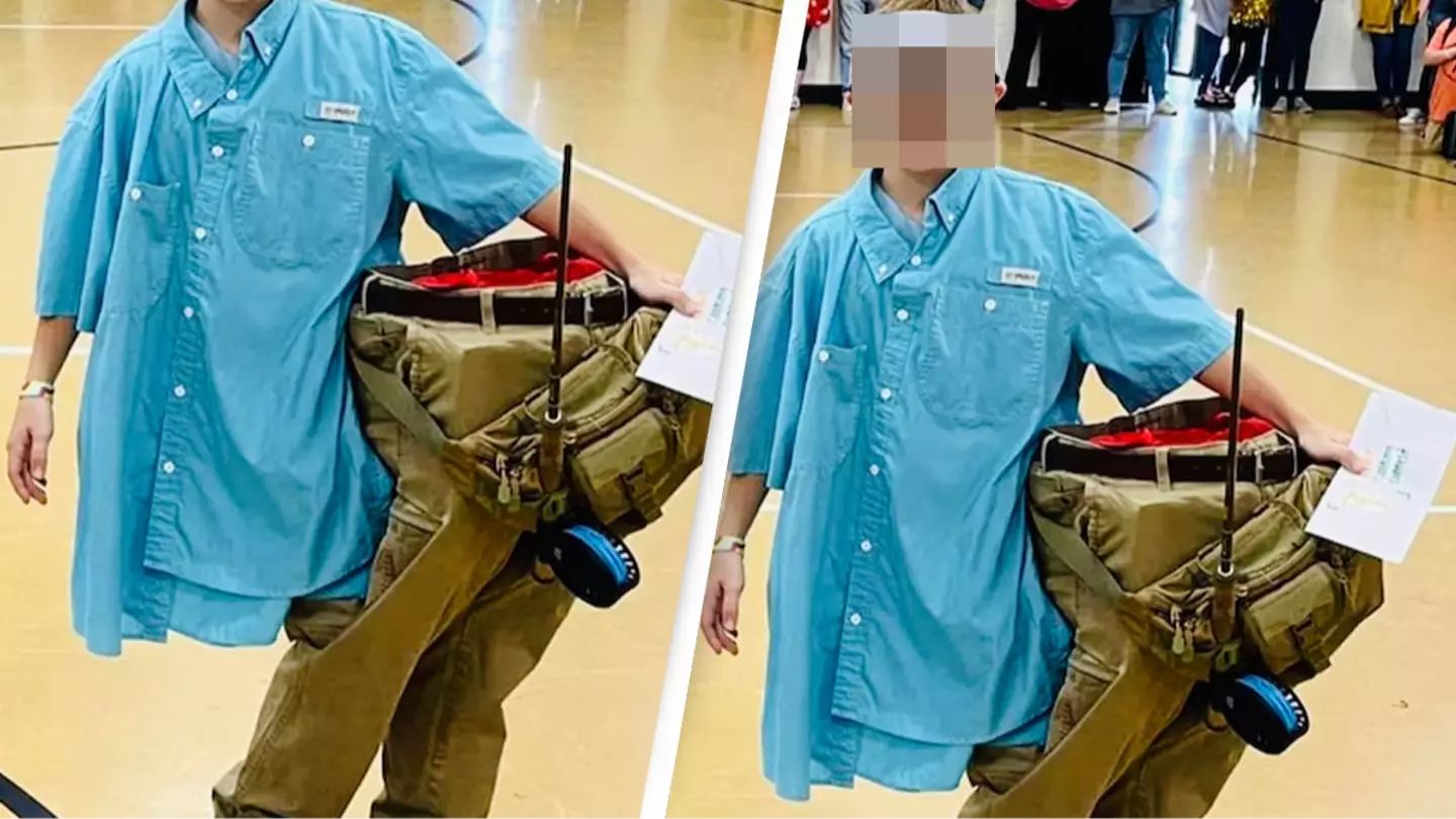 Child’s mind-bending Halloween costume is so impressive that people have no idea how he did it
