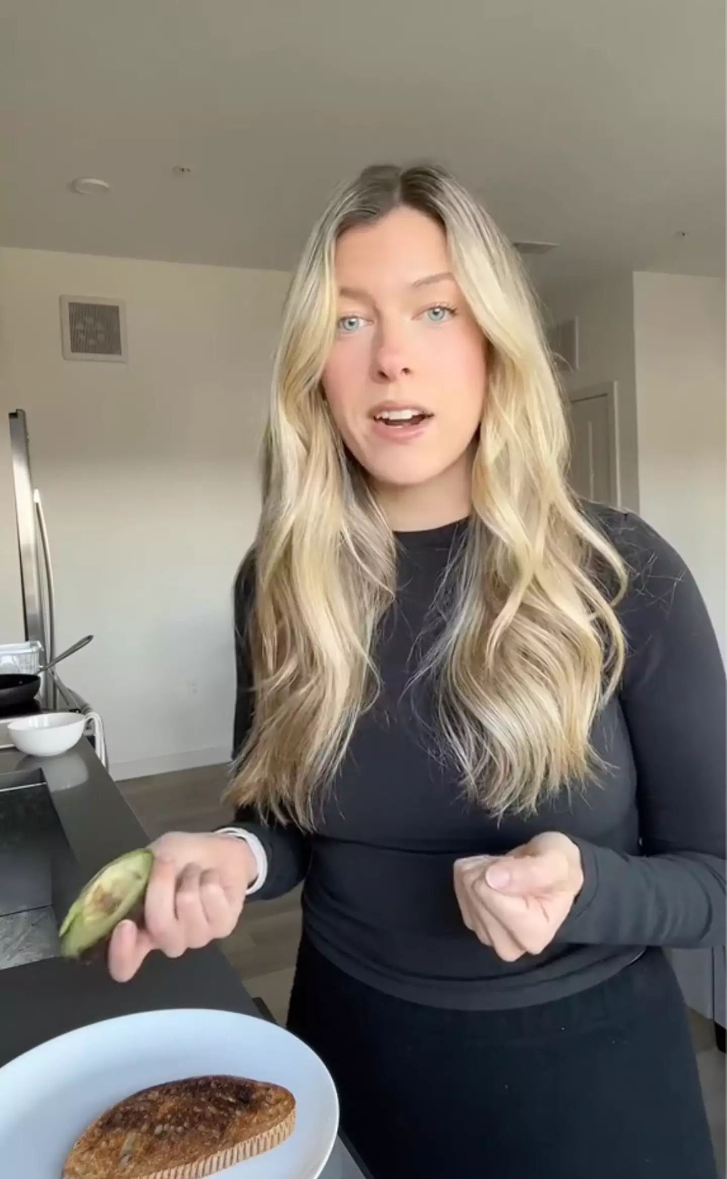The TikToker explained her predicament over avocado toast.