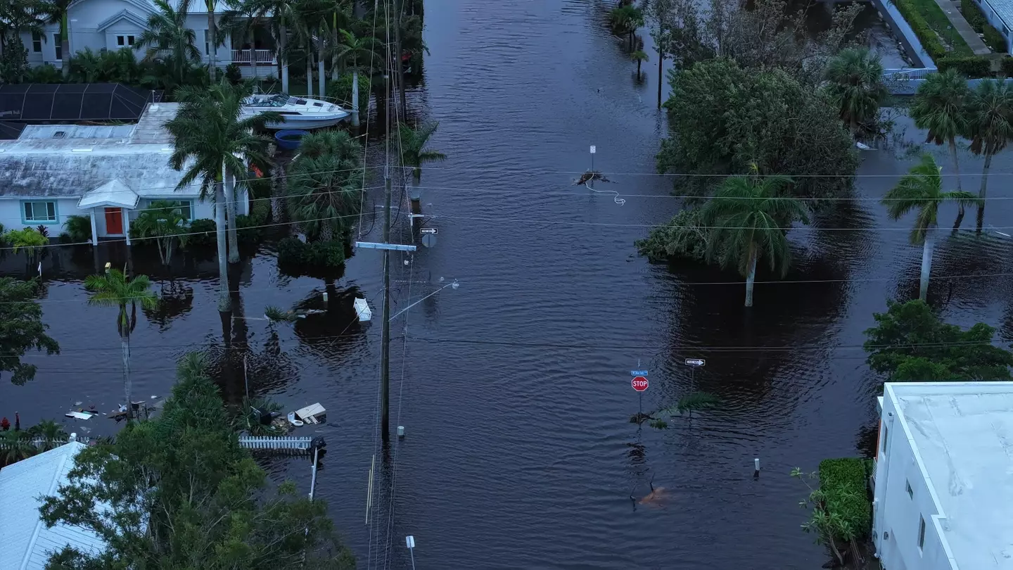 Several feet of water flooded Punta Gorda, Florida (Joe Raedle/Getty Images)