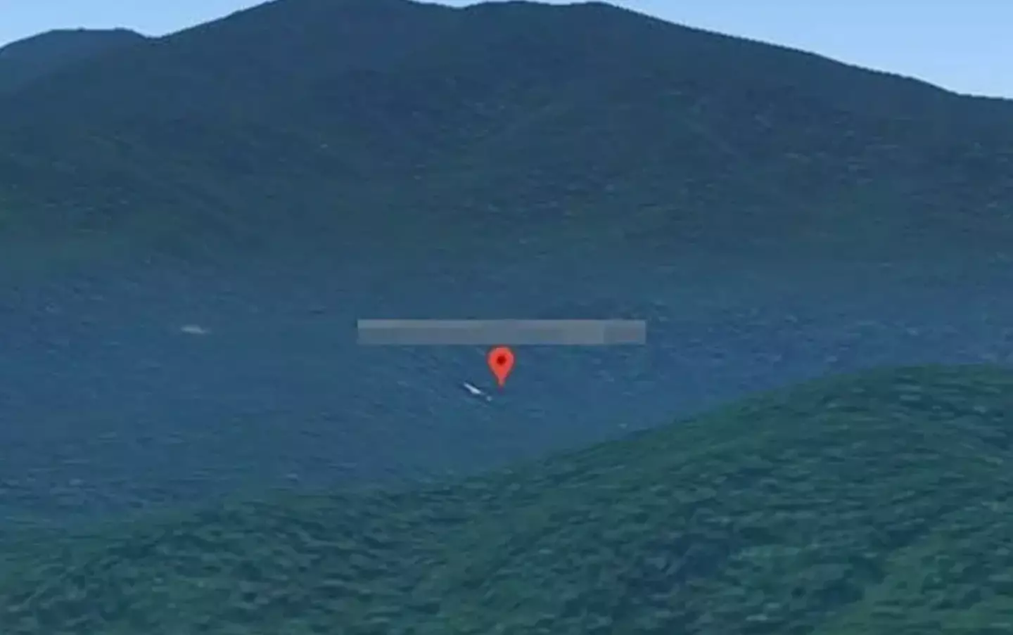Ian Wilson thinks this could be the missing plane. (Google Maps)